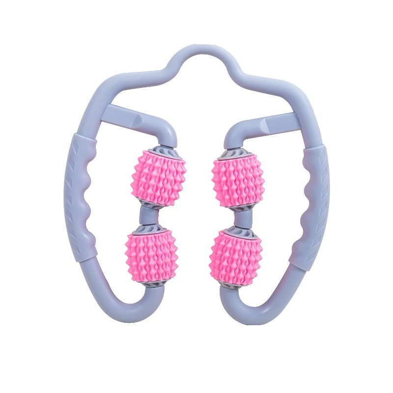 Massagem circular do rolo do músculo das braçadeiras de perna do TPE Massagem circular do rolo do músculo das braçadeiras de perna do TPE