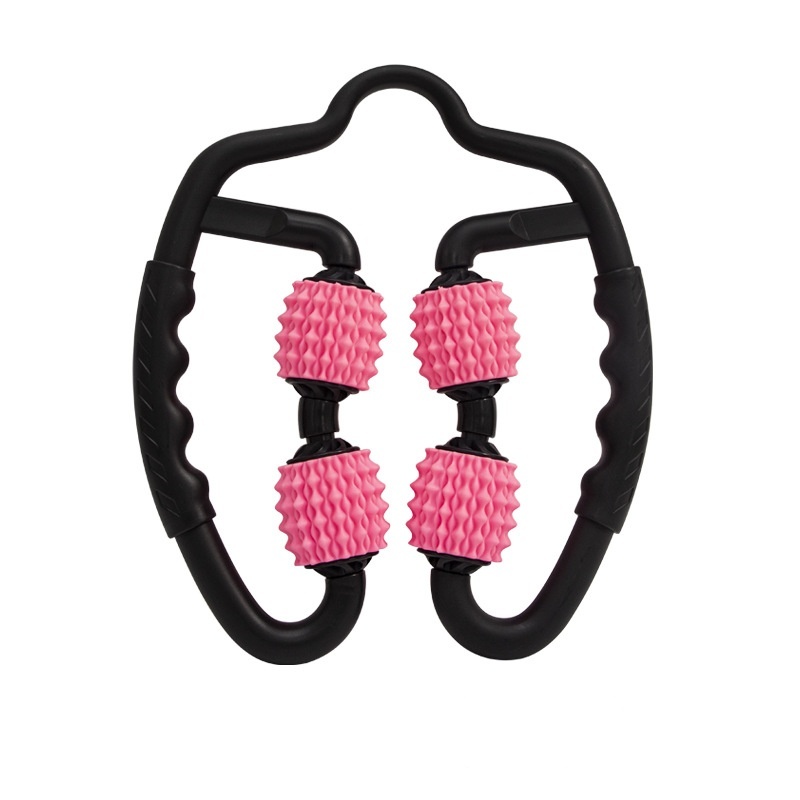 Massagem circular do rolo do músculo das braçadeiras de perna do TPE Massagem circular do rolo do músculo das braçadeiras de perna do TPE