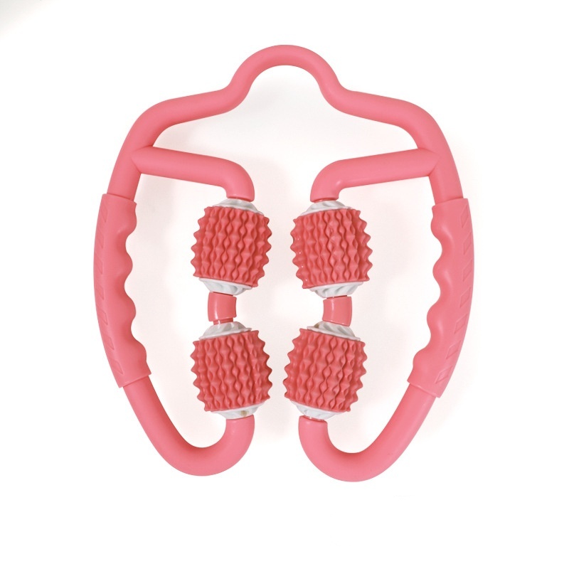 Massagem circular do rolo do músculo das braçadeiras de perna do TPE Massagem circular do rolo do músculo das braçadeiras de perna do TPE