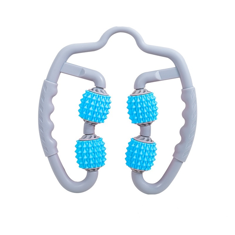 Massagem circular do rolo do músculo das braçadeiras de perna do TPE Massagem circular do rolo do músculo das braçadeiras de perna do TPE